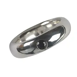 243005160073 Anillo Espinela (negra) facetada, talla 71 | Marco Schreier