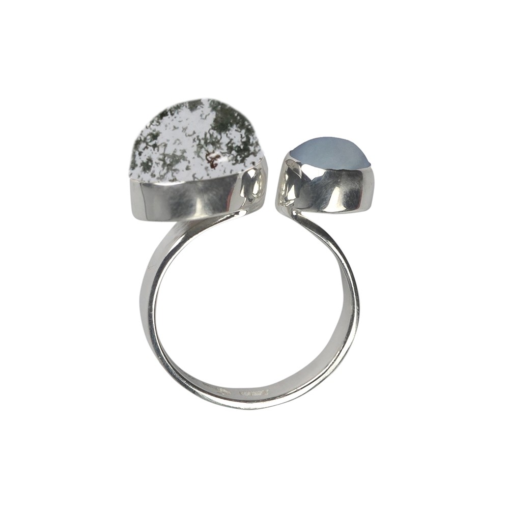 Ring Inklusenquarz, Perle, Gr. 59 | Großhändler Edelsteine, Heilsteine & Schmuck