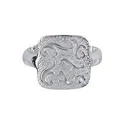 243005200074 Bague décorée de rinceaux, taille 63 | Marco Schreier