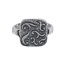 243005200078 Ring Rankenzierde, teilweise geschwärzt, Größe 61 | Marco Schreier