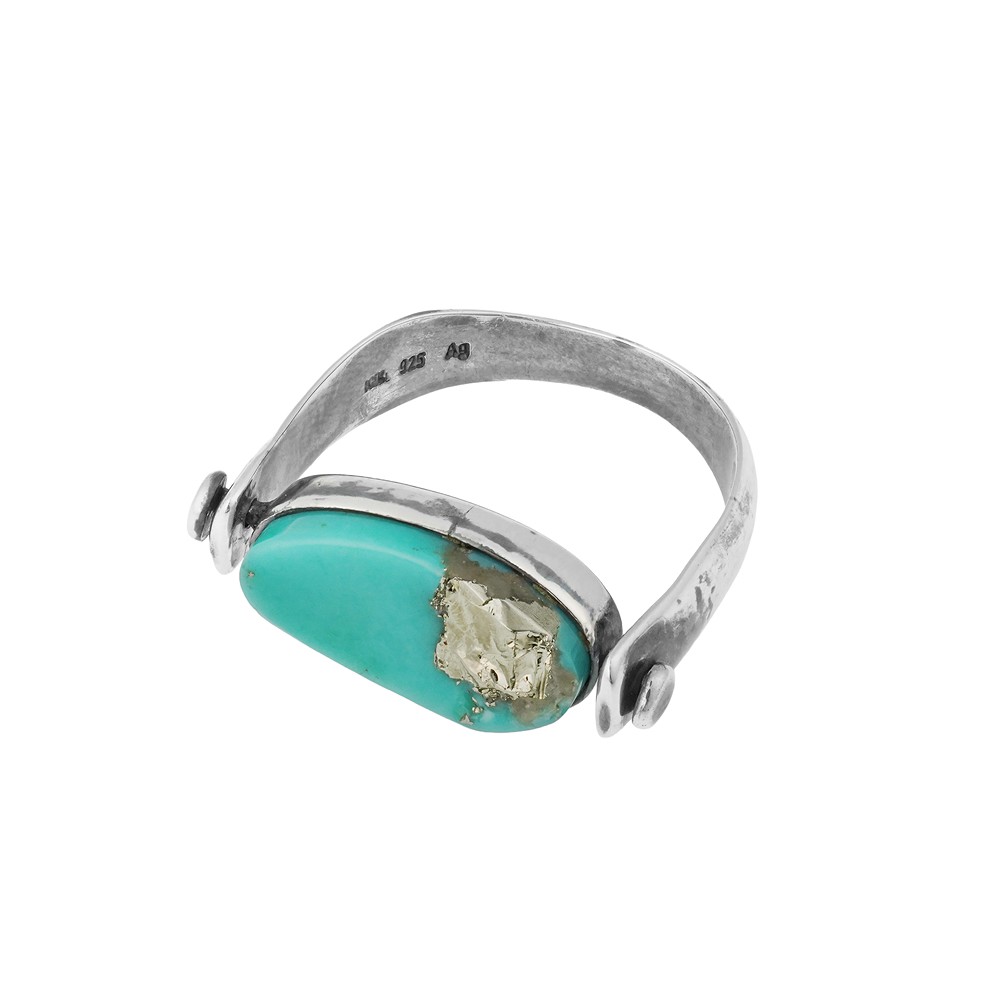 Ring Turquoise (stab.) oval (19 x 18mm), size 63 (20), movable | Marco Schreier