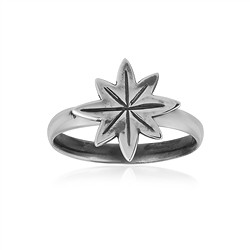 243005250014 Star ring, size 54 (17) | wholesaler - gems, precious & healing stones, jewelry