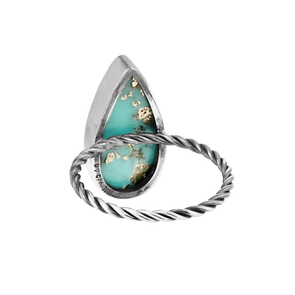 Ring Türkis (stab.), Tropfen, Größe 60 (19)  | Edelsteine, Heilsteine & Schmuck