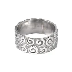 243018150407 Bague "Curly", taille 57, rhodiée  | Marco Schreier