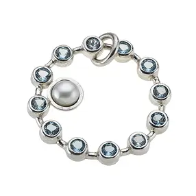 Anillo Topacio (azul), talla 55, rodinado | Marco Schreier