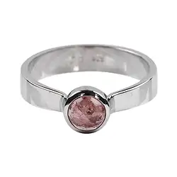 243018200077 Ring Turmalin rosa (6mm), Größe 61, rhodiniert | Marco Schreier