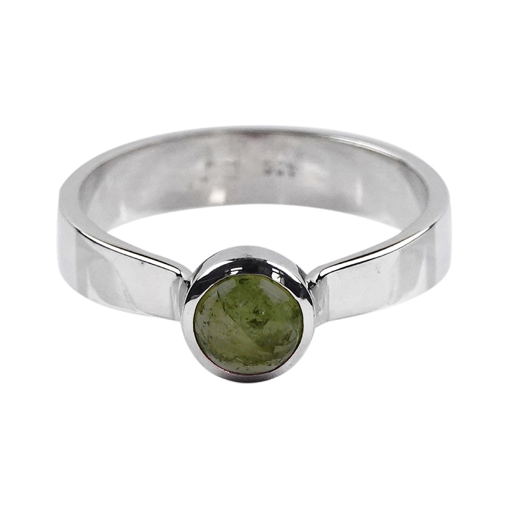 Bague Tourmaline (verte) (6mm), taille 58, rhodiée | Marco Schreier