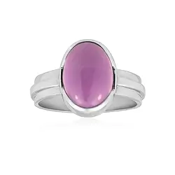243018240109 Ring Phosphosiderit, oval (14 x 10mm), rhodiniert, schmal, Größe 63 (20) | Marco Schreier
