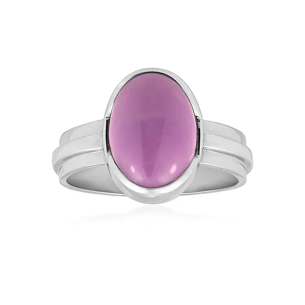 Phosphosiderite ring, oval, rhodiniert, narrow, size 63 (20) | Marco Schreier