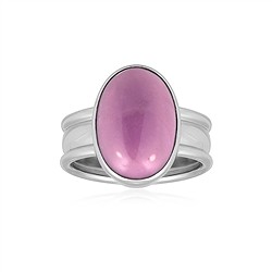 243018240120 Bague phosphosidérite, ovale (14 x 10mm), rhodiée, large, taille 60 (19) | Marco Schreier