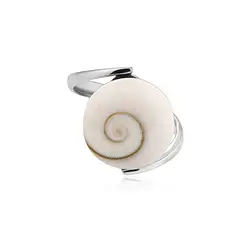 243018240169 Ring Shivas Auge (15mm), rund, Größe 57 (18), rhodiniert | Marco Schreier