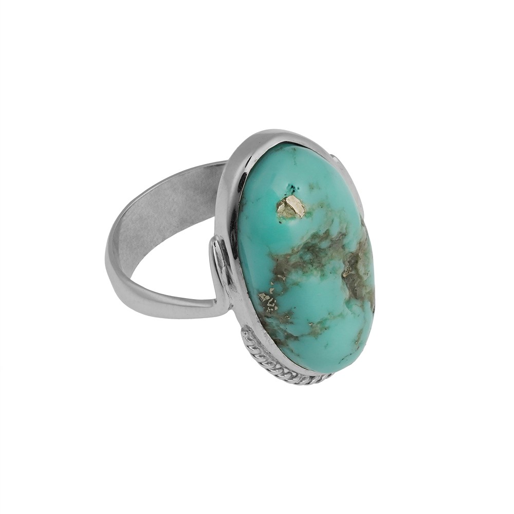 Ring Turquoise (stab.) Oval (23 x 14mm), size 57 (18) | Marco Schreier