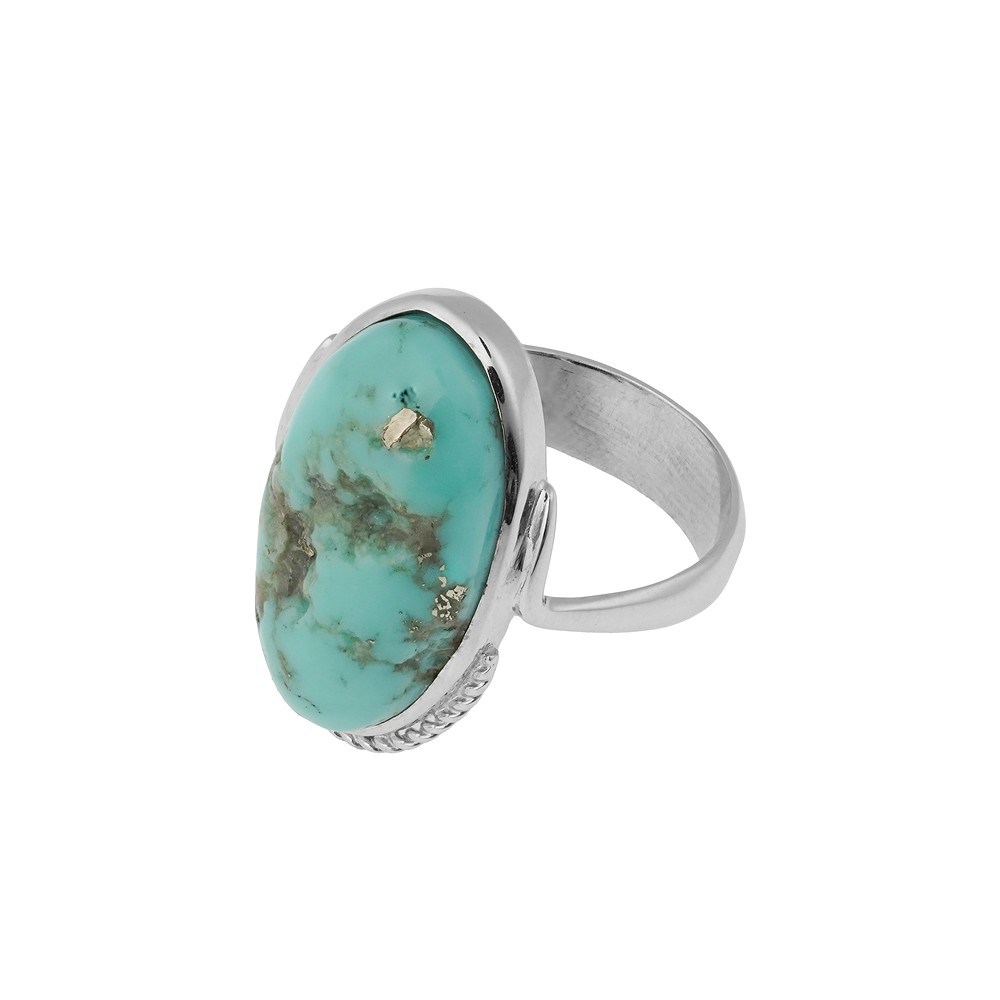 Bague Turquoise (stab.) Ovale (23 x 14mm), Taille 60 (19) | Marco Schreier