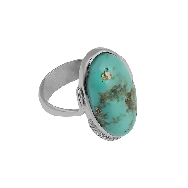 Ring Turquoise (stab.) Oval (23 x 14mm), size 63 (20) | Marco Schreier