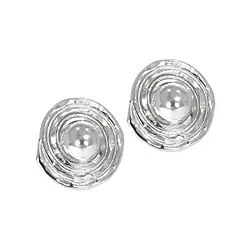 244005190092 Ohrstecker Kreise mit Spriale, 1,0cm | Schreier Edelsteine, Heilsteine & Schmuck