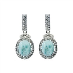 244018140022 Pendientes Larimar, topacio, 2,6 cm, rodinados | Marco Schreier