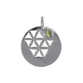 Orecchini "Partenza e nuovo inizio" Peridoto, 3,0 cm, rodiato | Marco Schreier