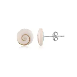 244018240017 Ohrstecker Shivas Auge (10mm), rund, 1,0cm, rhodiniert | Marco Schreier