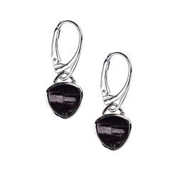 244023220215 Clous d'oreilles Hypersthen, Trillion (10mm), 3,0cm, platiné | Marco Schreier