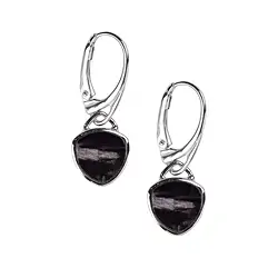 244023220215 Clous d'oreilles Hypersthen, Trillion (10mm), 3,0cm, platiné | Marco Schreier