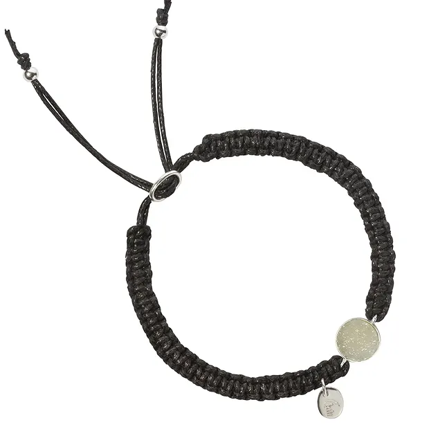 Armband Makramee, Achat (Druzy) Cabochon | GH Edelsteine, Heilsteine & Schmuck