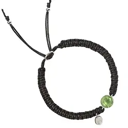 245005150007 Armband Makramee, Prehnit rund facettiert | GH Edelsteine, Heilsteine & Schmuck