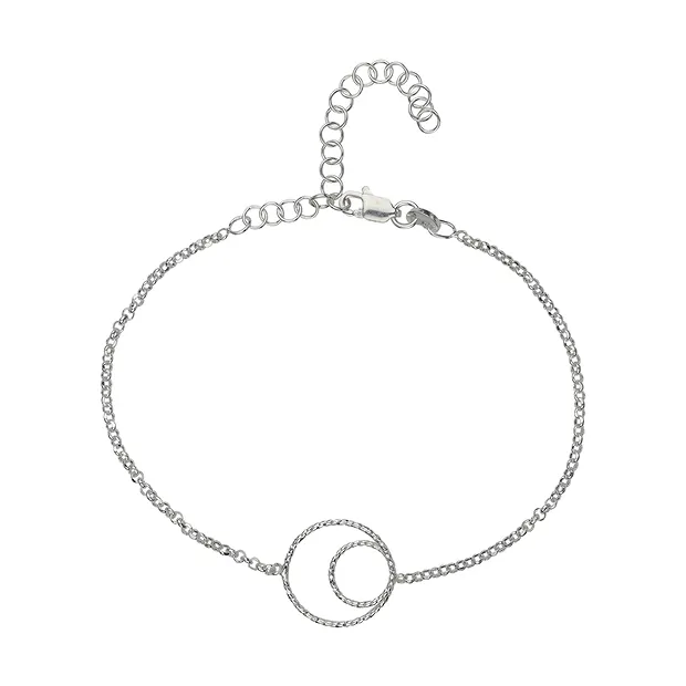 Bracelet "Bracelet porte-bonheur cercles", 16 - 21cm | Marco Schreier