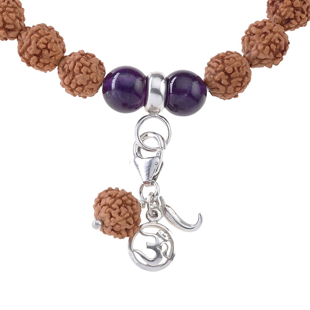 Mala Armband Amethyst (Innerer Friede) | Edelsteine, Heilsteine & Schmuck-Handel