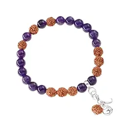 245005170035 Mala Armband Amethyst (Innerer Friede) | Edelsteine, Heilsteine & Schmuck-Handel