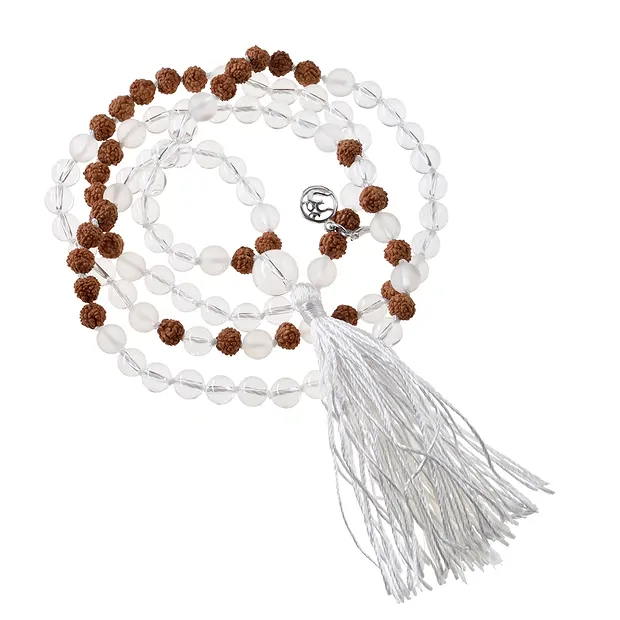 Mala bracelet Rock Crystal (Clarity) | wholesaler gems, healing stones & jewelry
