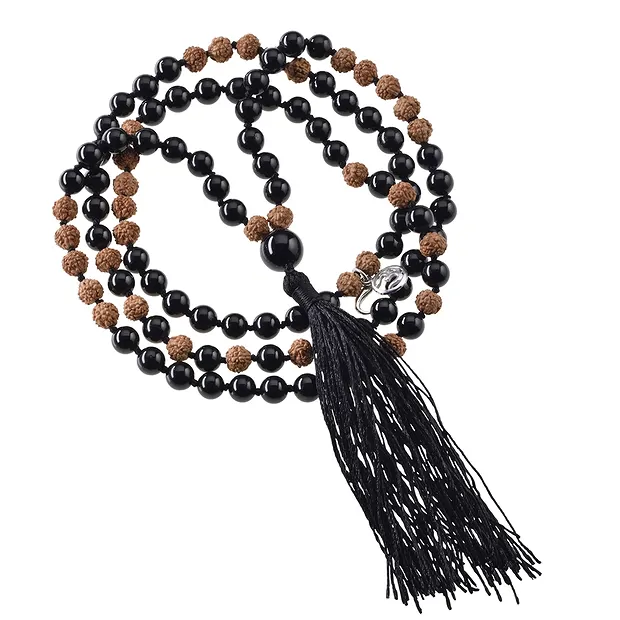 Mala bracelet Tourmaline (black) (protection) | wholesaler gems & healing stones