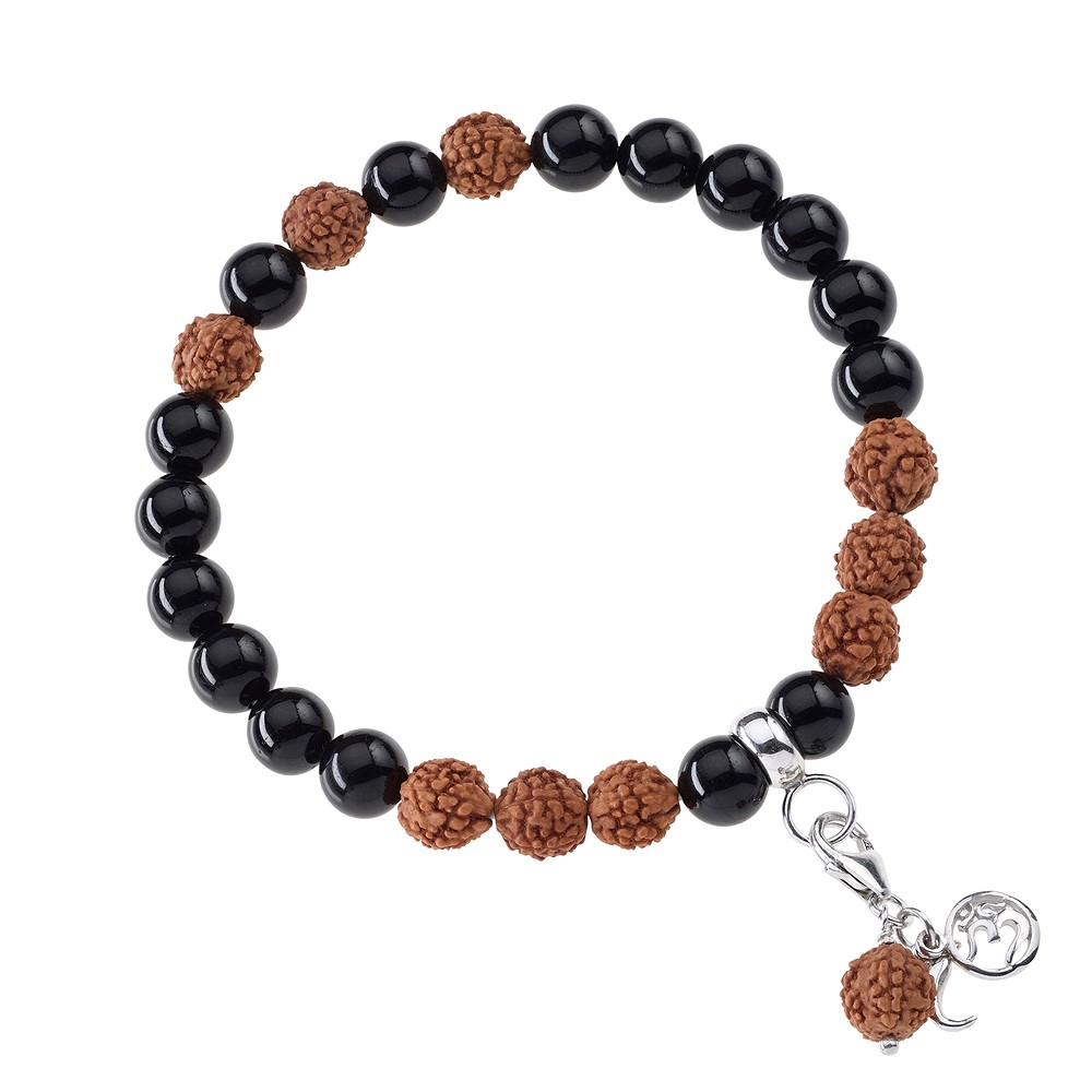 Mala bracelet Tourmaline (black) (protection) | wholesaler gems & healing stones