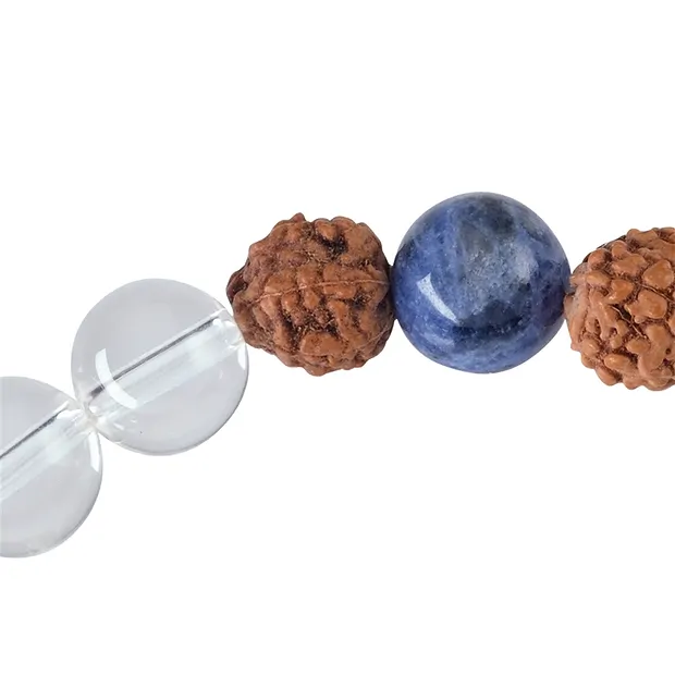 Bracelet Mala Sodalite, Cristal de roche (véracité) | Marco Schreier