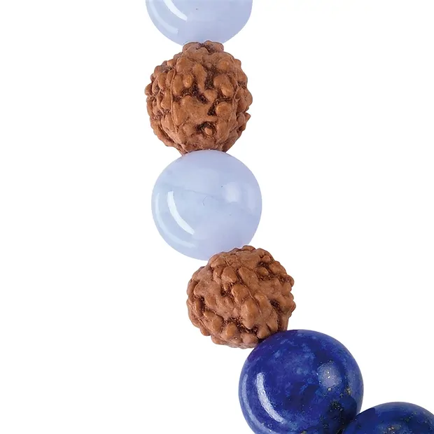 Bracciale Mala Calcedonio (blu), Lapislazzuli (comunicazione) | Marco Schreier