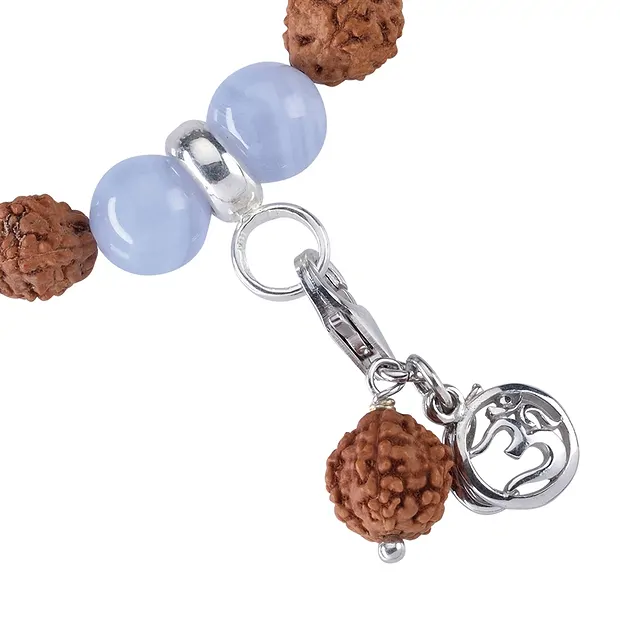 Pulsera Mala Calcedonia (azul), Lapislázuli (comunicación) | Marco Schreier