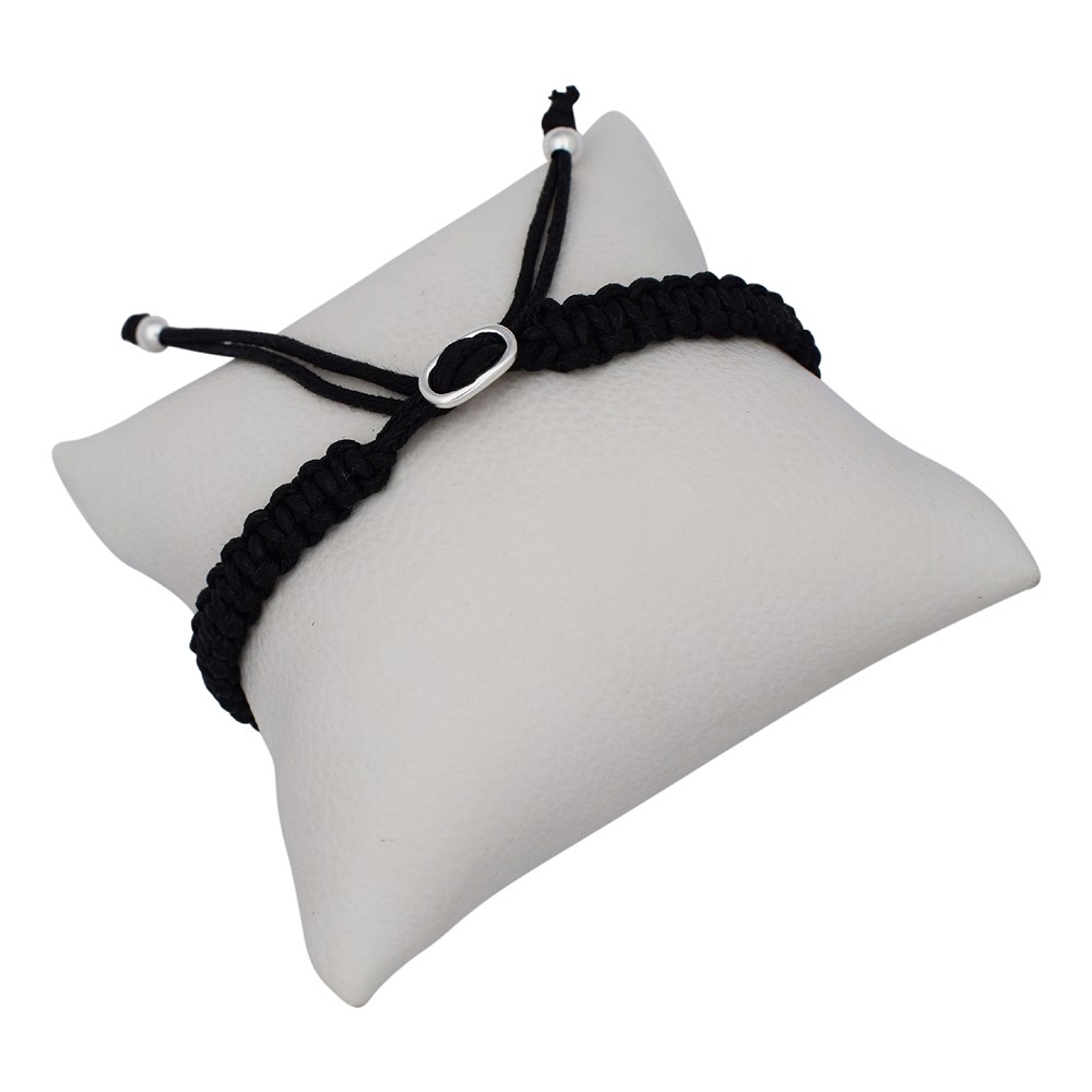 Macramé bracelet, Om symbol | Schreier wholesale; gems, healing stones & jewelry