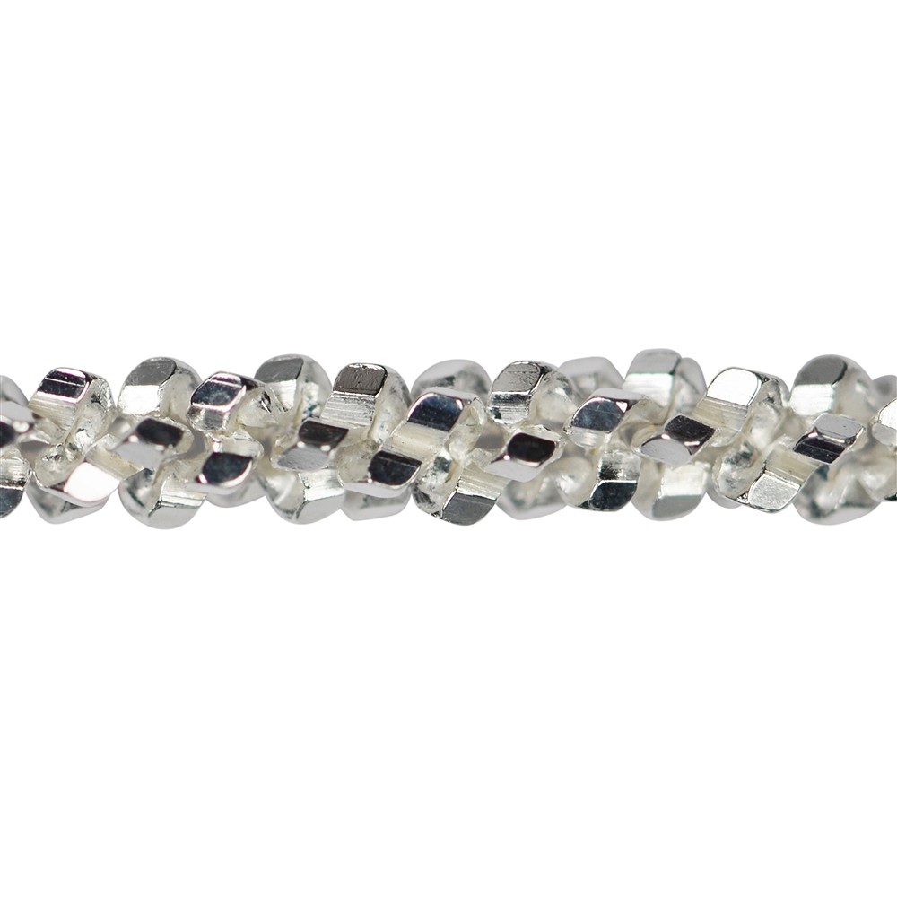 Funkel-Armband, Silber rhodiniert, 2,3 x 19cm | Edelsteine, Heilsteine & Schmuck