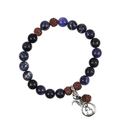 245018190101 Mala Armband Sodalith (Ajna, Stirn-Chakra) | GH Edelsteine, Heilsteine & Schmuck