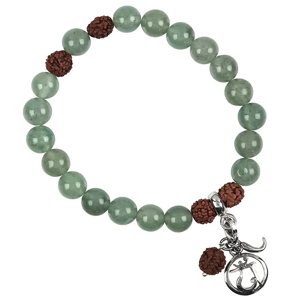 Bracciale mala in avventurina (Anahata, chakra del cuore - antistress) | Marco Schreier