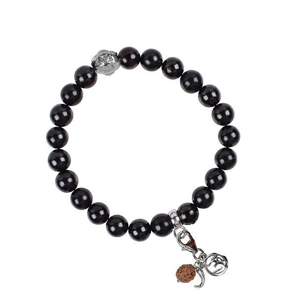 Mala Armband Schungit (stab.) | Großhändler Edelsteine, Heilsteine & Schmuck