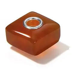 249005091401 Perla al peperoncino, corniola, cuboide, foro 04 mm  | Marco Schreier