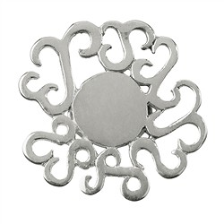 249005100004 Guirnalda plata, 25mm | Schreier piedras preciosas, piedras curativas y joyería