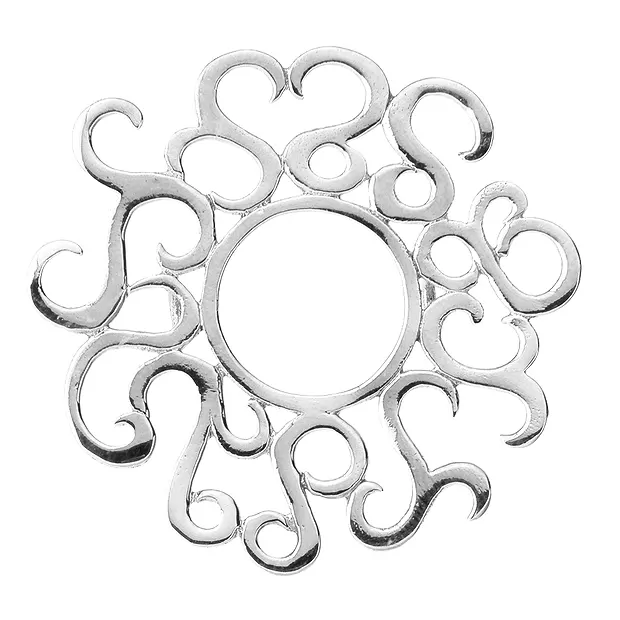 Guirnalda plata, 45mm | Schreier piedras preciosas, piedras curativas y joyería