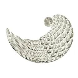 249005100008 Wings with topaz silver, 28mm | minerals trade - gems, healing stones & jewelry