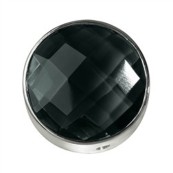 249005100037 Onyx (teintée) facetté, argent, 20mm | Marco Schreier