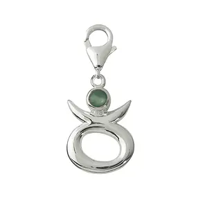 Charm "Stier" mit Aventurin, 33mm | Großhändler Edelsteine, Heilsteine & Schmuck