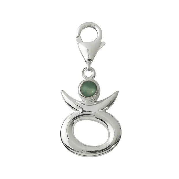 Charm "Stier" mit Aventurin, 33mm | Großhändler Edelsteine, Heilsteine & Schmuck