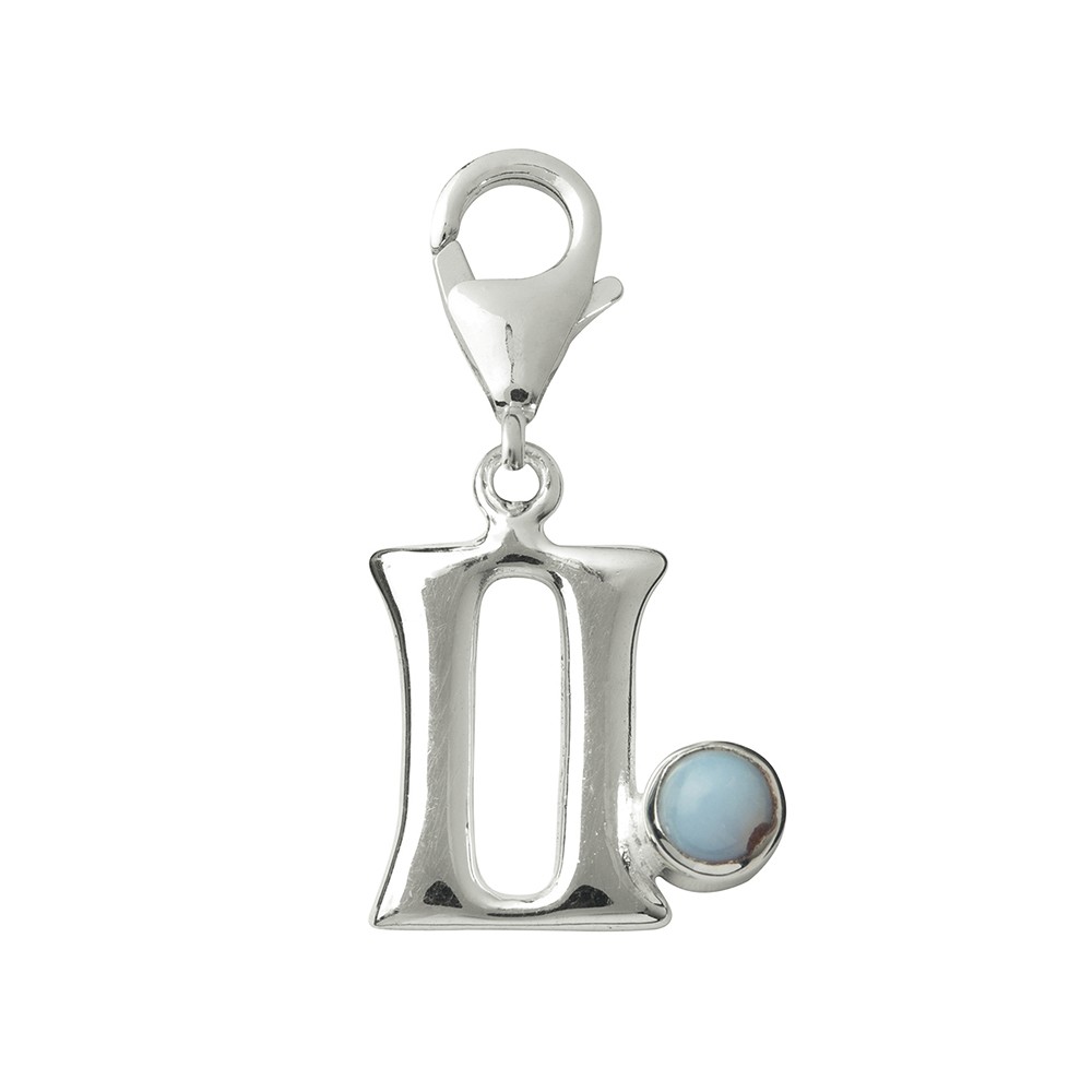 Charm "Gémeaux" avec Calcédoine, 27mm | Marco Schreier