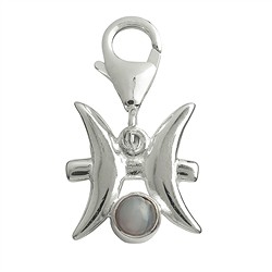 249005100061 Charm "Piscis" con Ágata, 22mm | piedras preciosas, piedras curativas y joyería