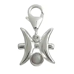 249005100061 Charm "Fische" mit Achat, 22mm | Großhändler Edelsteine, Heilsteine & Schmuck